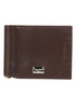 Dolce & Gabbana Brown Leather DG Logo Engrave Bifold Card Holder Wallet